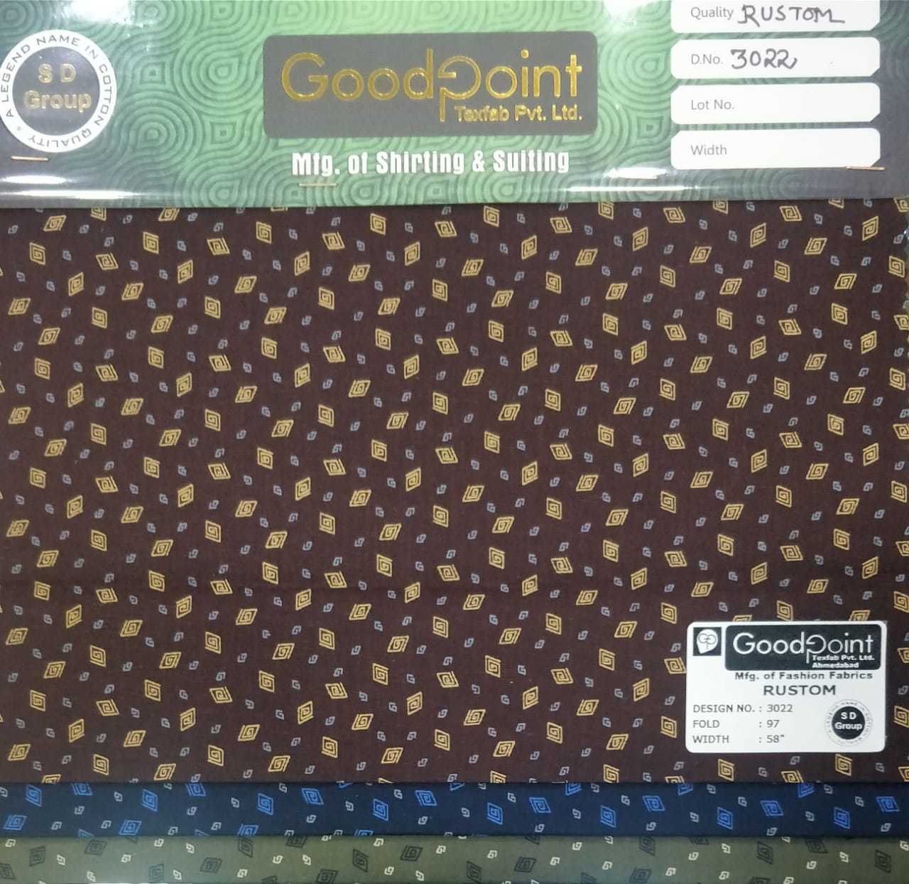 Rustom Barmuda Fabric