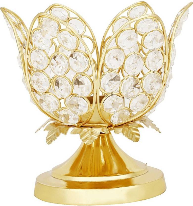 Natural Crystal Candle Holder