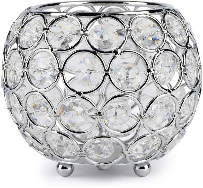Natural Crystal Candle Holder