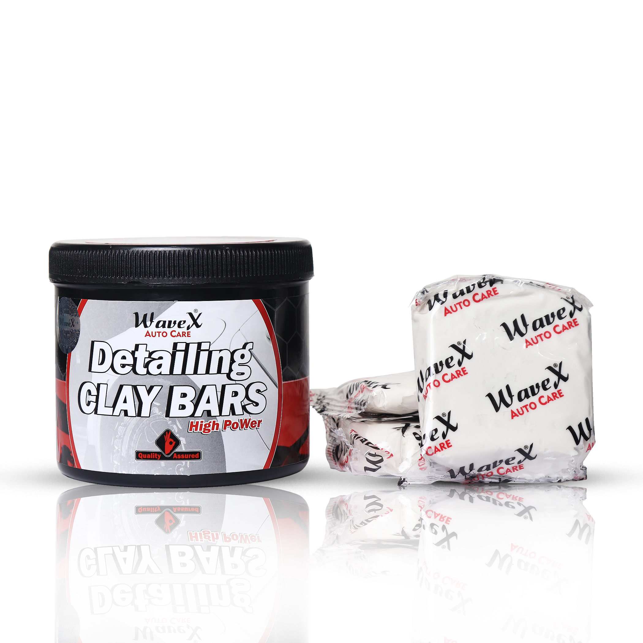 WaveX Clay Bar (100g x 3)-Premium Car Detailing Clay Fallout Removes Environmental Deposits- No Scratches No Swirls Guaranteed