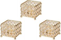 Brass Basket and Heart Candle Holder