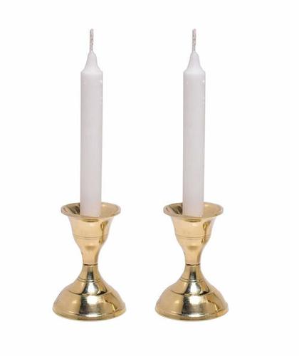 Brass Candlestick Holder in New Style Set of Two