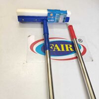 Big Glass Wiper - 2-in-1 Stainless Steel, Adjustable Length 1.1m - 2m | Double-sided Cleaner With 360â° Rotation, Suited For Various Smooth Surfaces