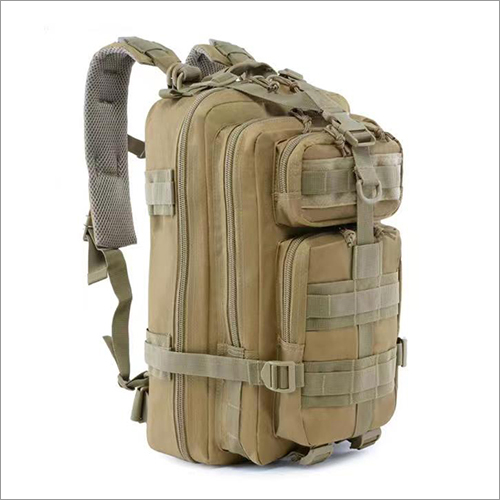Khaki Compact Military Backpack