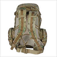 Patched Military Backpack