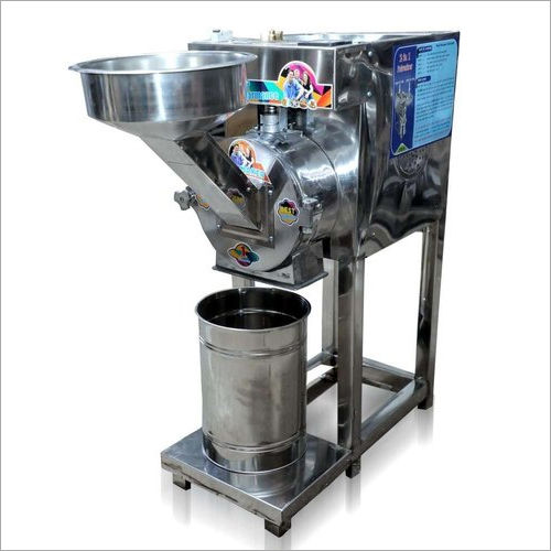 SS 2 In 1 Food Pulverizer Machine