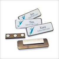 Customized Name Badges - Metal Material, Customized Size, Vibrant Color Options | Perfect For Professional Networking