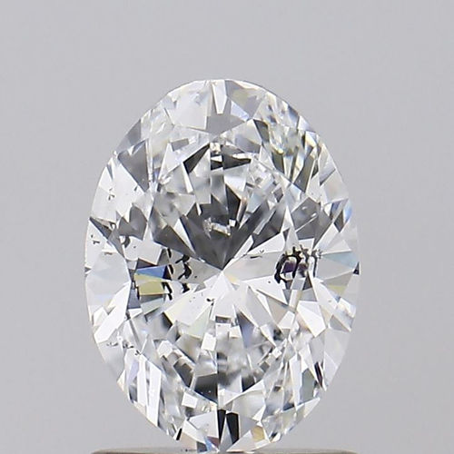 E 1.02 Carat Si2 Clarity Oval Lab Grown Diamond