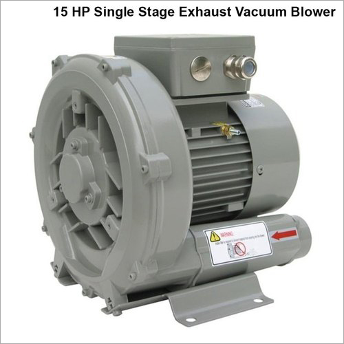 15 HP Single Stage Exhaust Vacuum Blower
