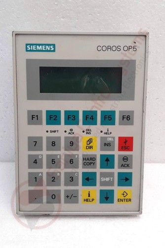 6av3 505-1fb01 Siemens Coros Op 5 Operator Panel By SANIYA CONTROL SYSTEMS