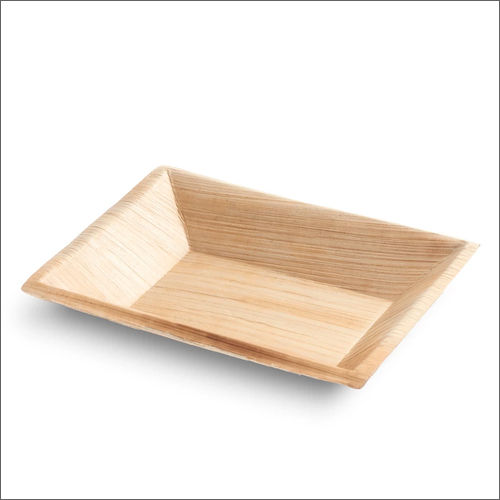 10x10 Inch Areca Leaf Square Tray By JUAN EXPORTS