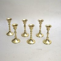 Solid Brass Taper With Candle Spike/ Candle Holder