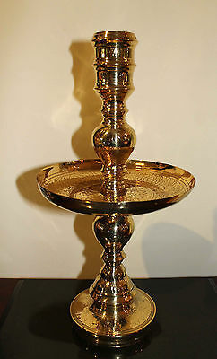 Solid Brass Taper With Candle Spike/ Candle Holder