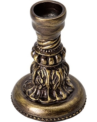 Vintage Solid Brass Taper Candle Holder