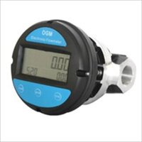 Digital Battery Operated Oval Gear Flow Meter - Accuracy: 0.5  %
