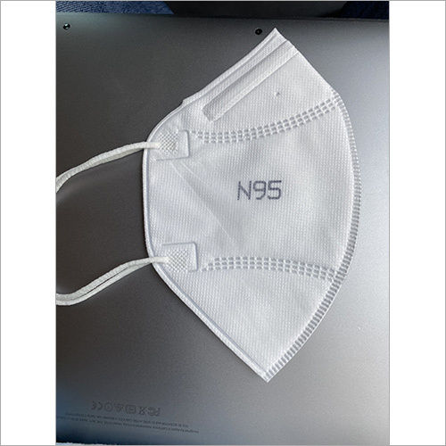 White N 95 Mask C-Shape