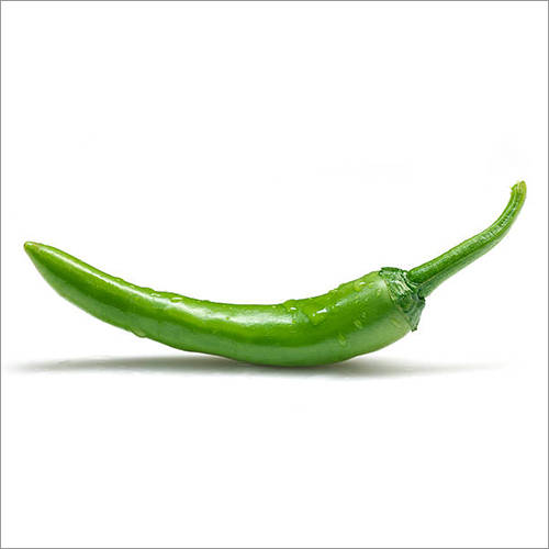 Fresh Green Chilli - 5-10cm, Green, Elongated | Fresh, Spicy, Long Shelf Life, Smooth Texture