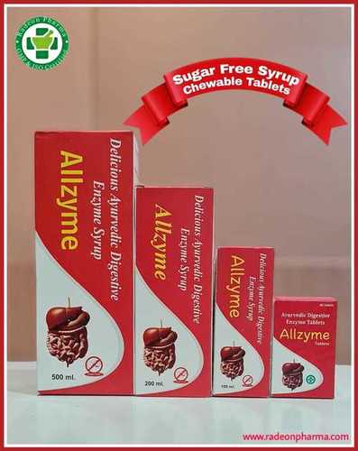 Allzyme Syrup and capsules