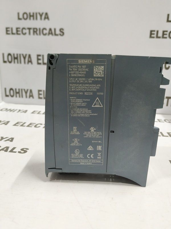 SIEMENS 6EP1332-4BA00 POWER SUPPLY MODULE