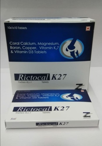 Coral Calcium Magnesium Boron Copper Vit. K27 & Vit. D3 Tab