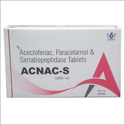 Aceclofenac Paracetamol Serratiopeptidase Tablets