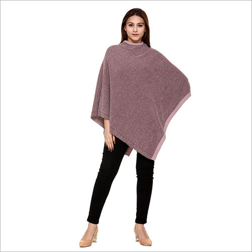 Ladies Fancy Woolen Poncho