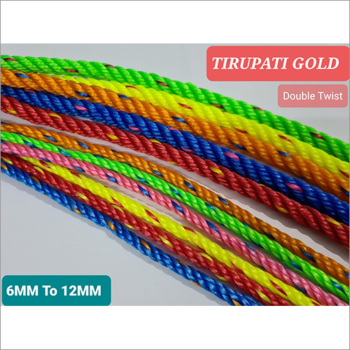6-12 Mm Double Twist Braided Rope Quick Dry