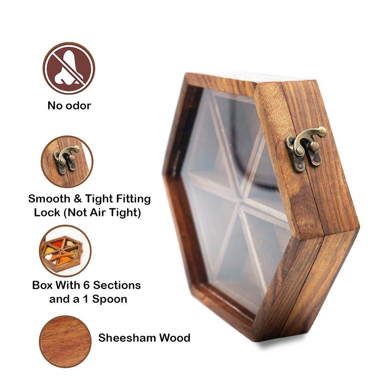 Hexagon Spice Box, Spico6H