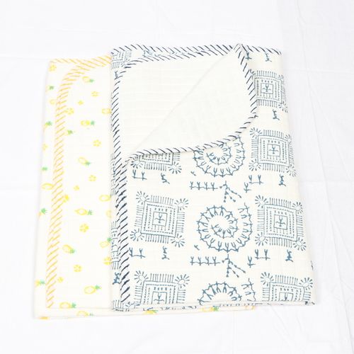 Hand Block Printed Machine Baby Quilts