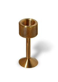 Brass Tulip Candle Holder Set of Two