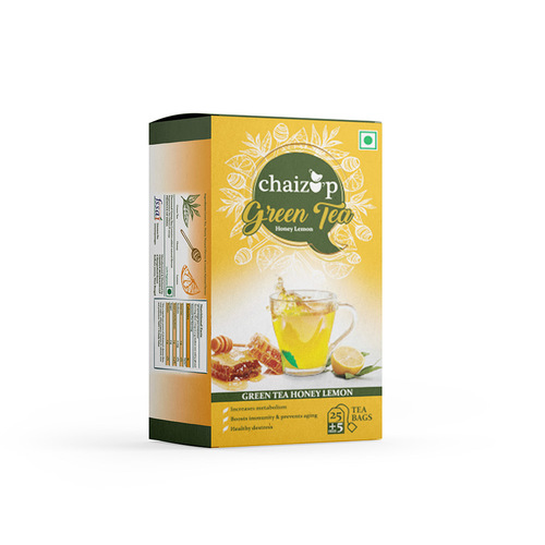 Chaizup Green Tea Lemon Honey 25 Tea Bags + 5 Free Tea Bags Shelf Life: 12 Months
