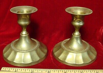 Vintage Brass Standard Designed Candle Holder