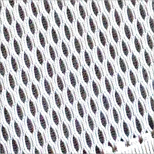 Polyester White Air Mesh Fabric