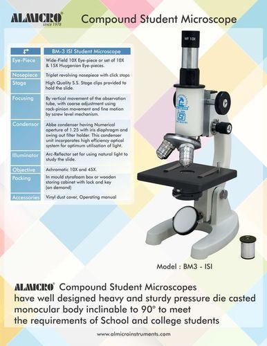 Compound Student Microscope