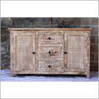 Wooden distressed sideboard