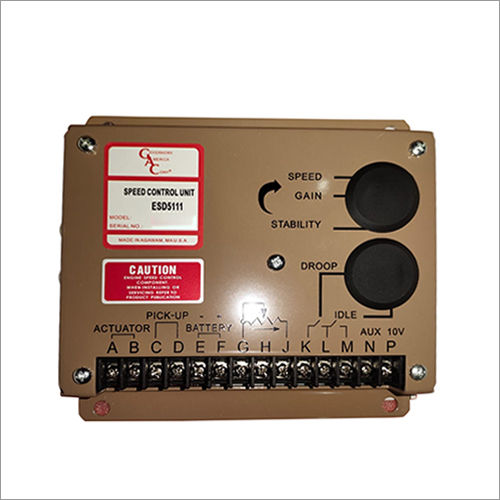 Esd5111 Speed Control Unit Application: Industrial