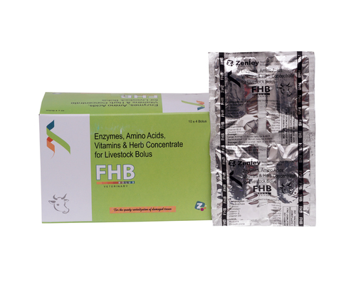 Enzymes, Amino Acids, Vitamins & Herb Concentrate For Livestock Bolus