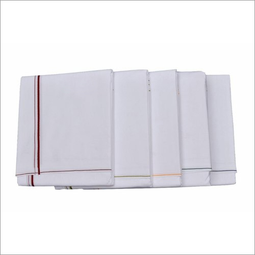 Mens White Cotton Dhoti