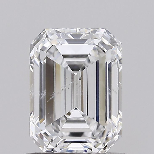 1.00 Carat SI2 Clarity EMERALD Lab Grown Diamond