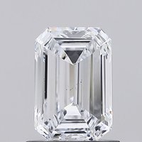 1.00 Carat SI1 Clarity EMERALD Lab Grown Diamond