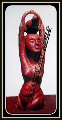 Semi Realistic Wood Sculpture 012