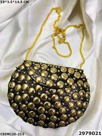 Handmade Mosaic Metal Clutch Bag