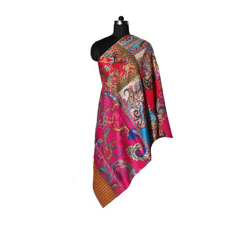 Silk Fancy Printed Scarves By GLOCALE SOURCING INDIA
