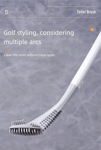 Golf Shape Silicone Cleaning Brush With Hook