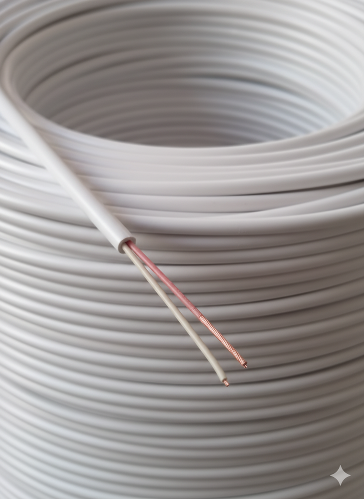 2 Core Round Wire (Plain)