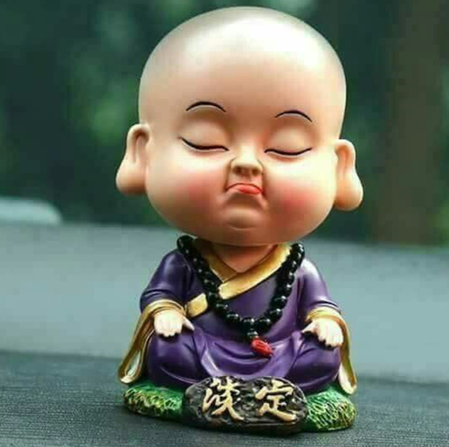 Monk Buddha Statue - 4 Inches | Serene Design Intricate Detailing Ideal for Meditation Spaces