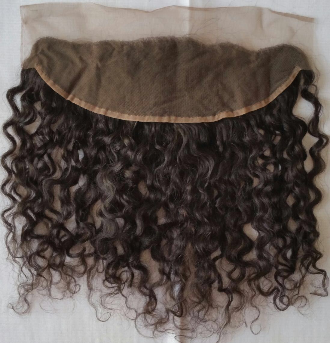 Unprocessed Curly Lace Frontal 13x4 best hair in India