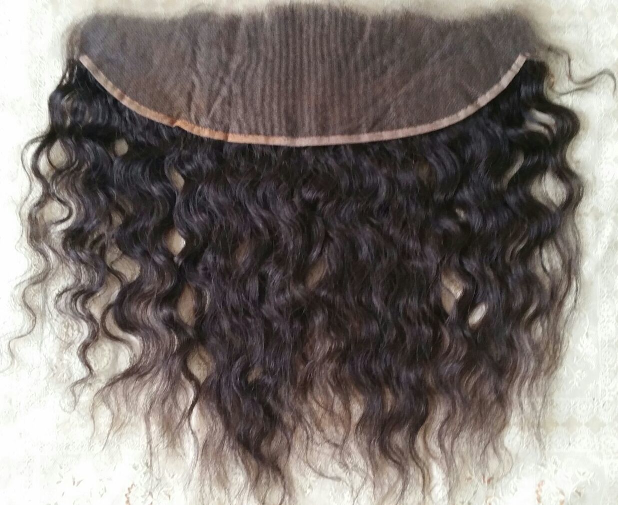 Unprocessed Curly Lace Frontal 13x4 best hair in India