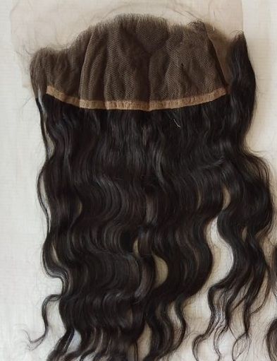 Unprocessed Curly Lace Frontal 13x4 best hair in India