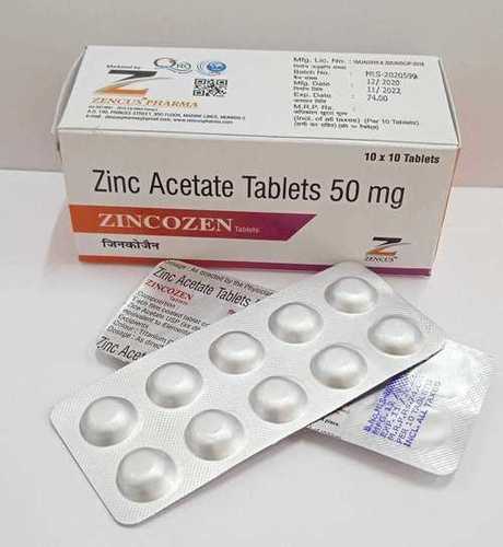 Zinc Acetate 50 Mg Tab